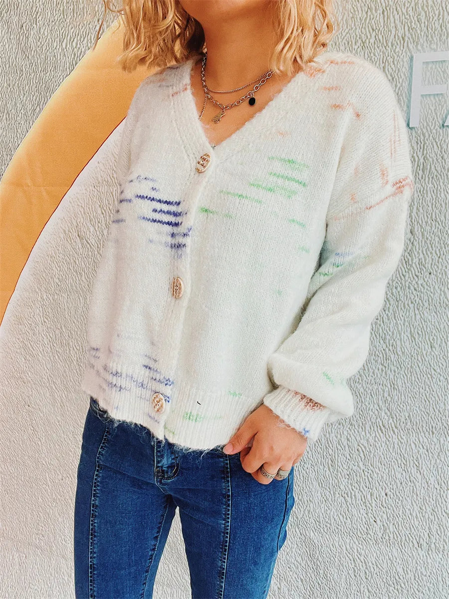 Button Up Long Sleeve Cardigan - V.I.P Digital Presence