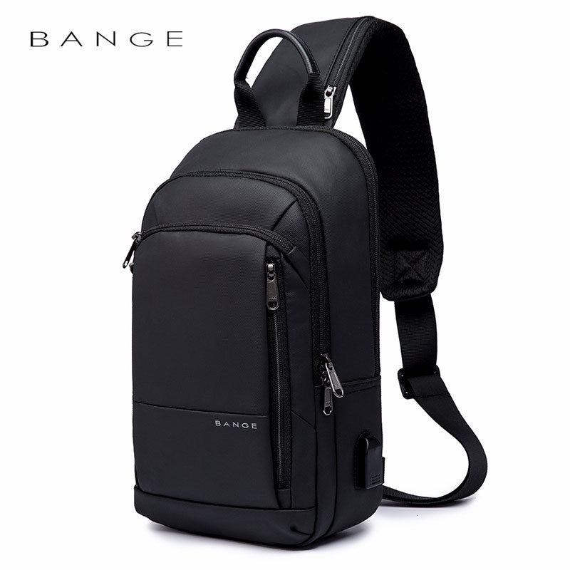 Chest Bag Men's Business Charging Messenger Bag Trendy Messenger Bag Waterproof Oxford Cloth Backpack - V.I.P Digital Presence