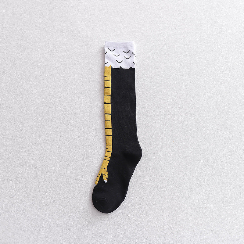 Chicken Claw Socks Women's Over Knee Socks Ostrich Pattern Knee Legs Chicken Feet Long Tube - V.I.P Digital Presence