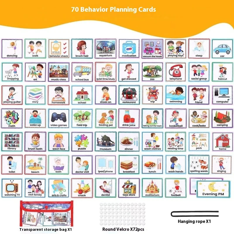 Children's Visual Schedule Chart - V.I.P Digital Presence