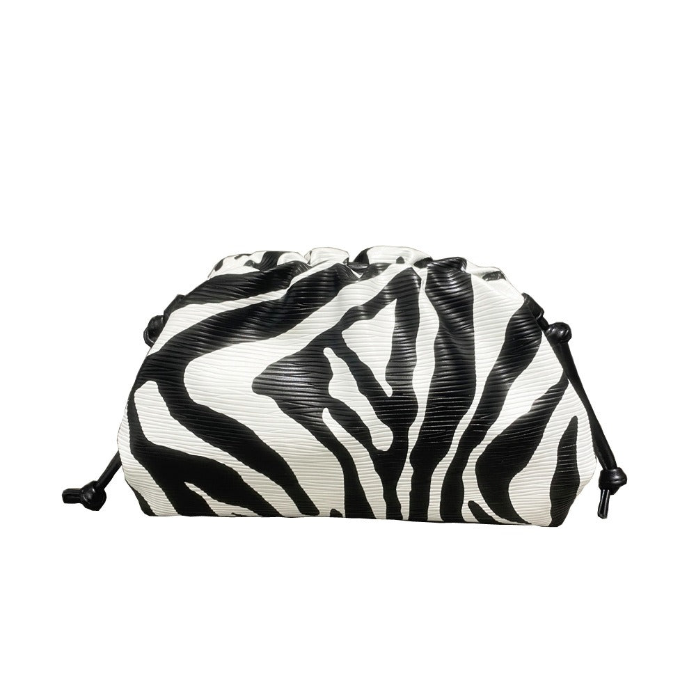 Cloud Bag Zebra Pattern Single Shoulder Crossbody Bag Small Bag Handheld Banquet Bag - V.I.P Digital Presence