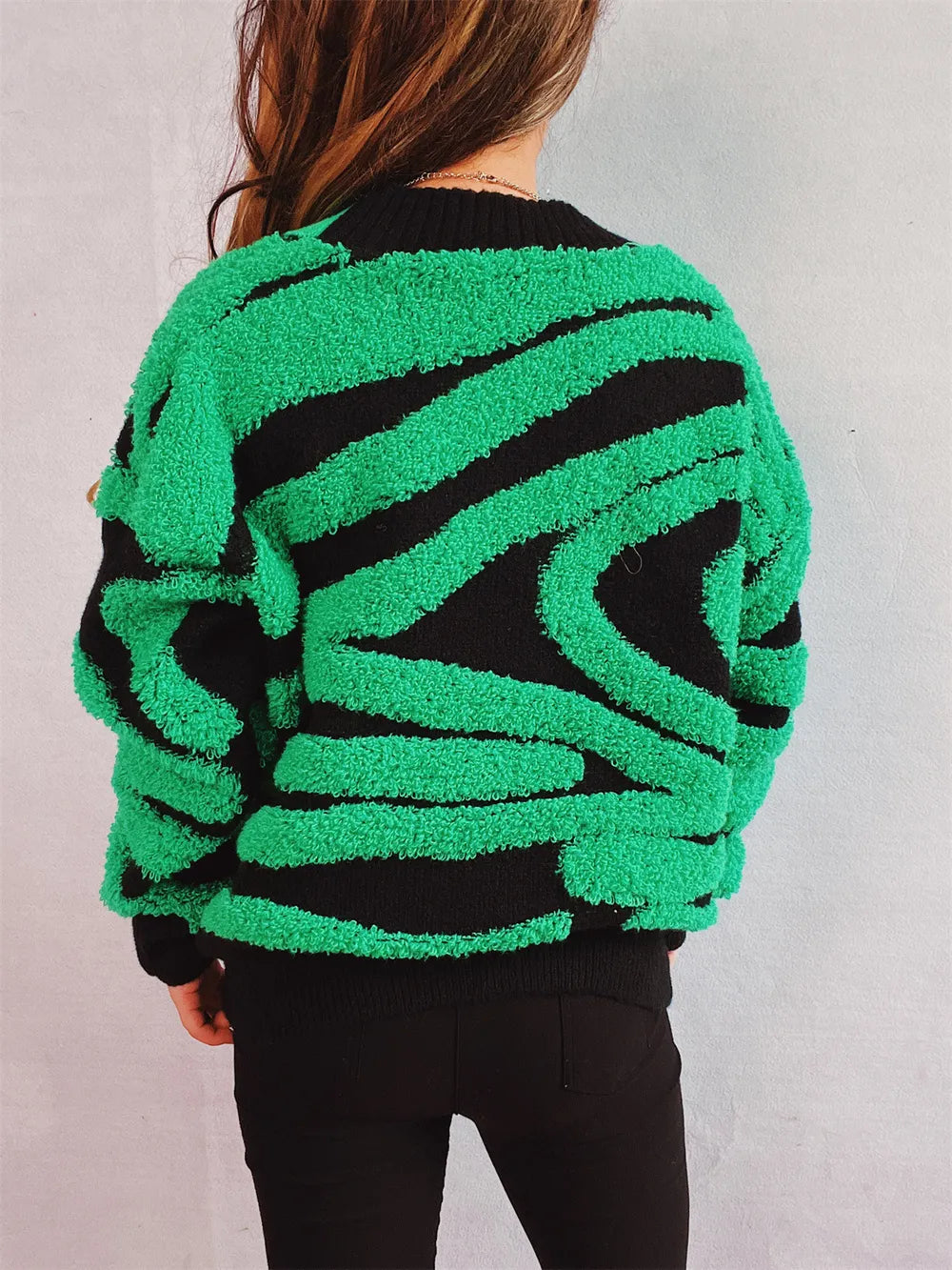 Contrast Button Up Long Sleeve Cardigan - V.I.P Digital Presence