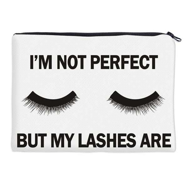 Deanfun Cosmetic Bags 3D Printed Eyelash with Letter Necessaries for Women Travelling - V.I.P Digital Presence