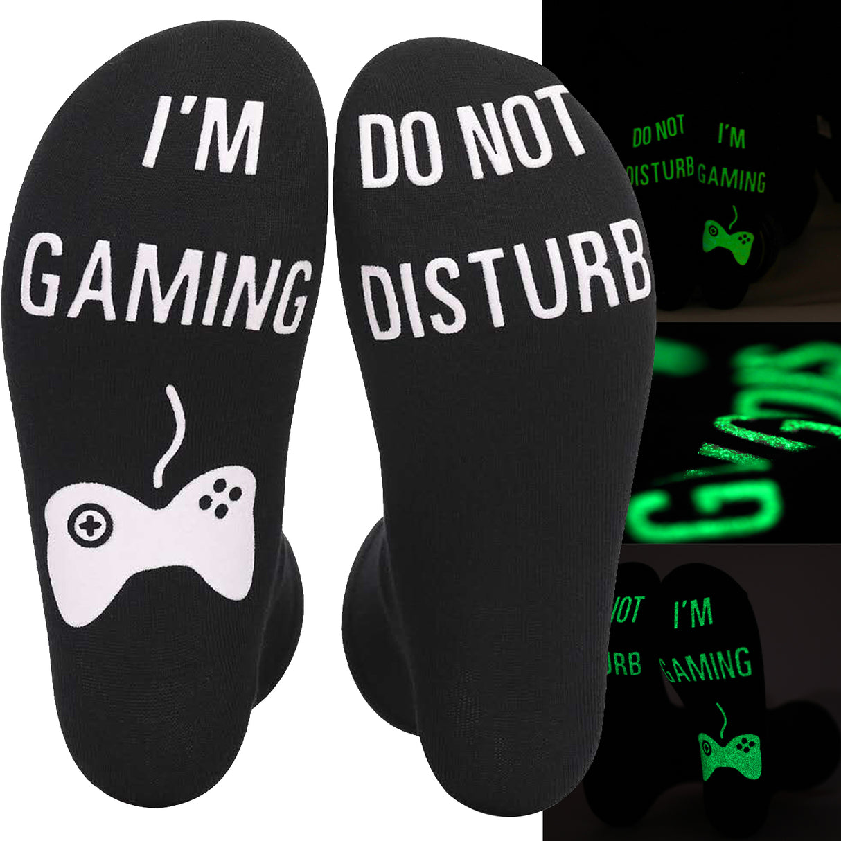 DO NOT DISTURB Short Socks Glue Letter Printing Socks Men's Mid-Tube Game Socks - V.I.P Digital Presence