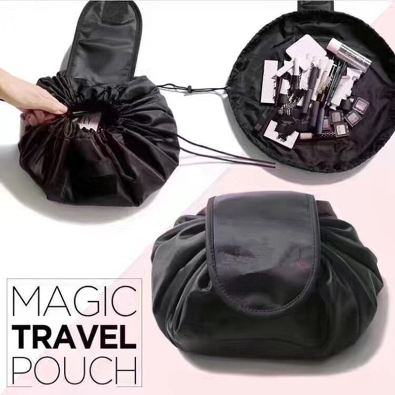 Do Not Miss Drop ship Women Drawstring Cosmetic Bag travel Organizer bag pouch Make Up Case Storage Makeup Bag Toiletry bag - V.I.P Digital Presence