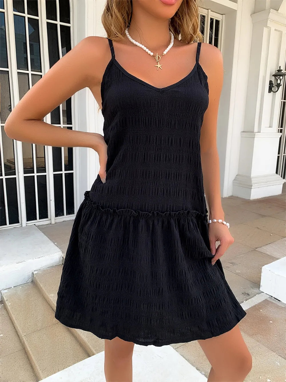 Elegant spring and summer style camisole dress - V.I.P Digital Presence