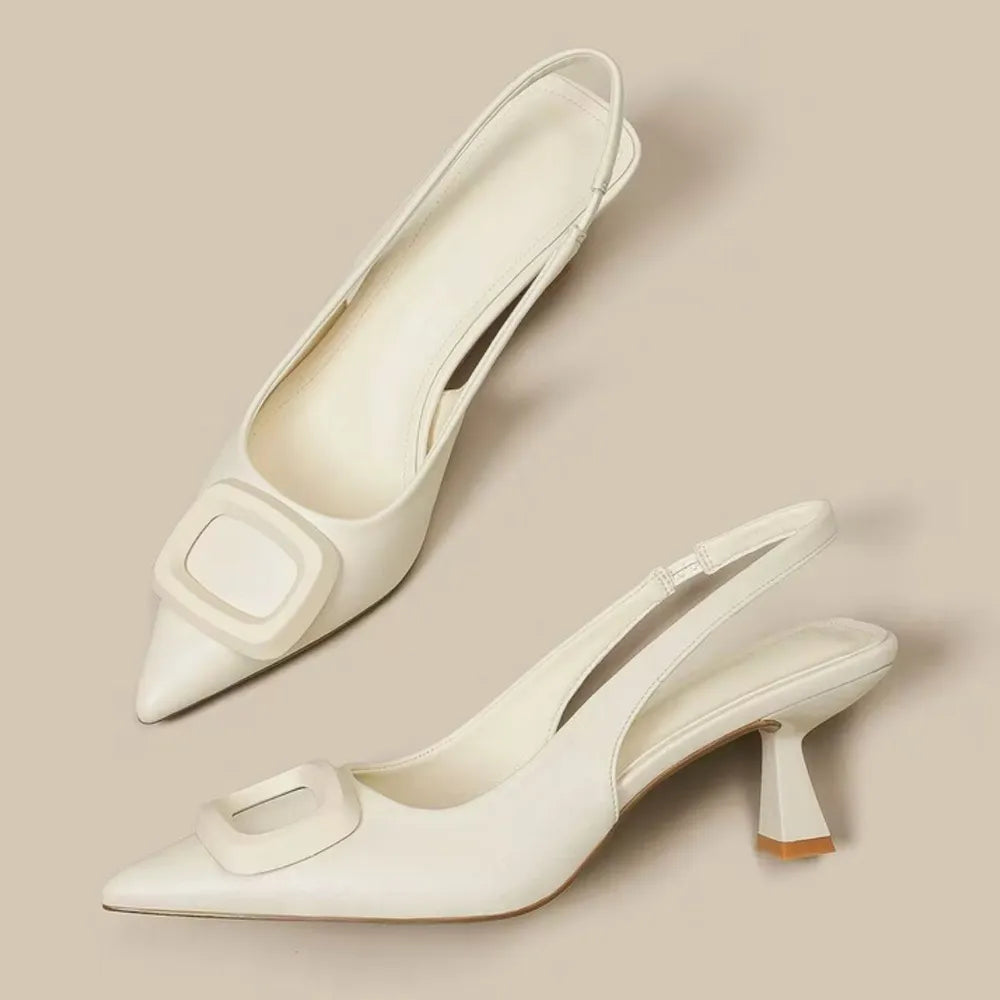 Slingback Pointed Toe Pumps - V.I.P Digital Presence