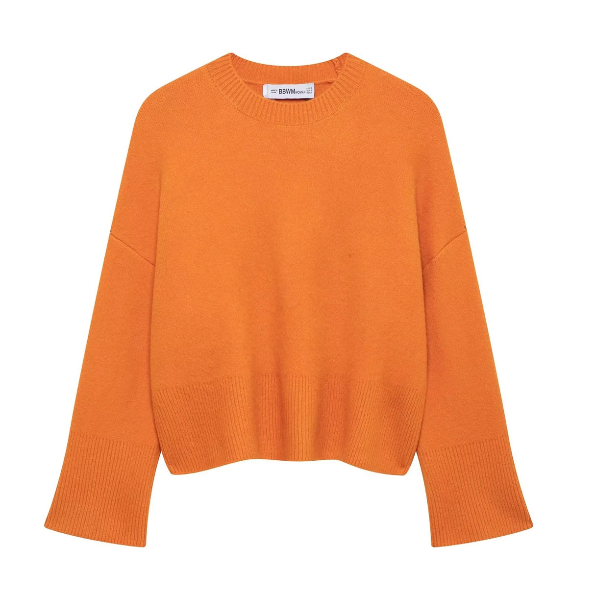 European and American women's long sleeved round neck knitted sweater mini skirt set - V.I.P Digital Presence
