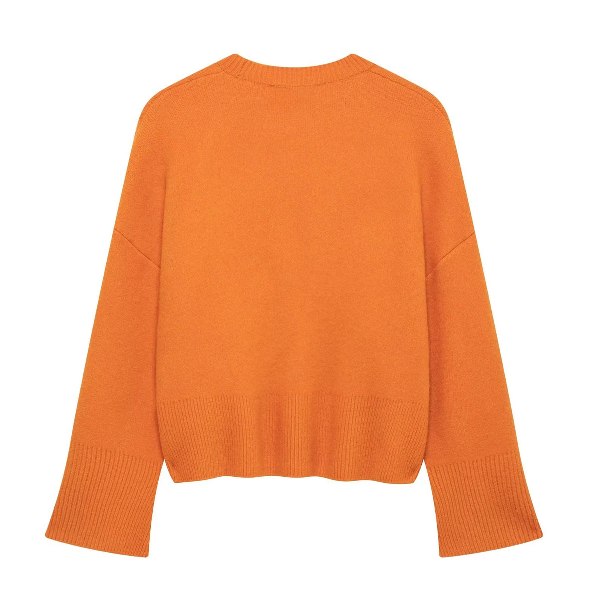 European and American women's long sleeved round neck knitted sweater mini skirt set - V.I.P Digital Presence