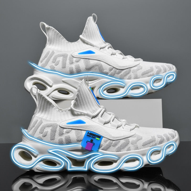 Fashionable new casual shoes, running shoes fly woven outer wear, knife edge shoes, comfortable sports shoes, trendy men's shoes - V.I.P Digital Presence