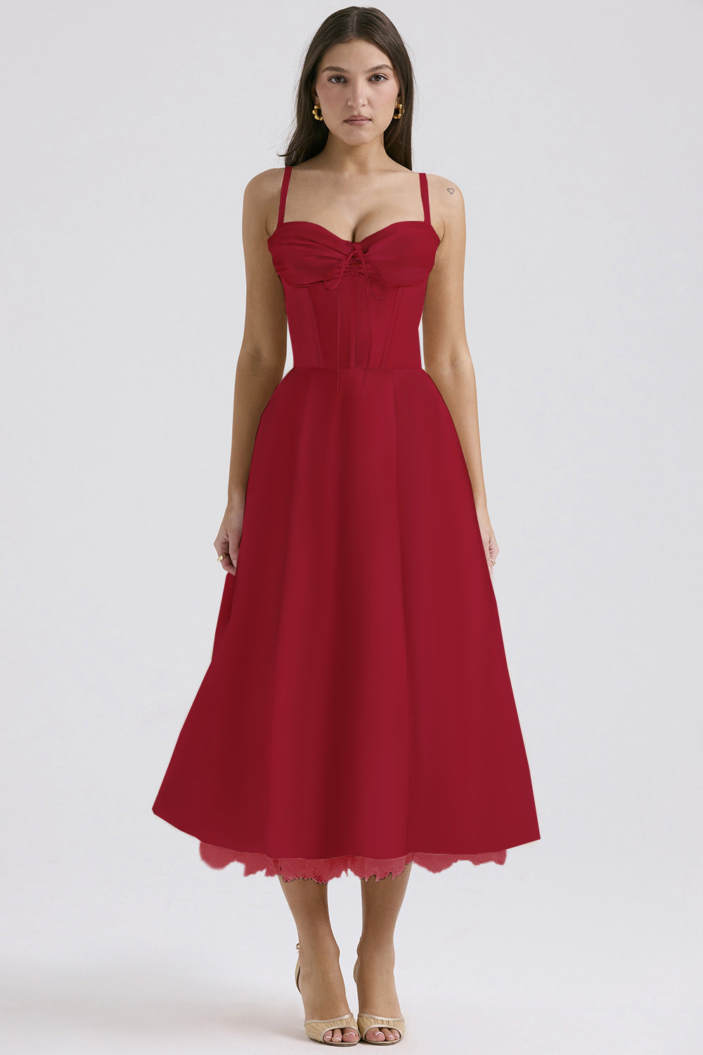 Floral series French summer camisole gentle style dress slimming floral camisole long skirt - V.I.P Digital Presence