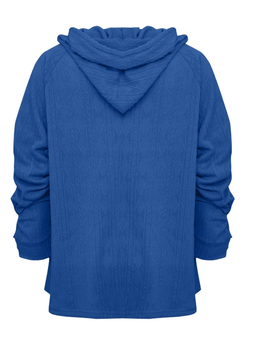 Full Size Drawstring Long Sleeve Hoodie - V.I.P Digital Presence