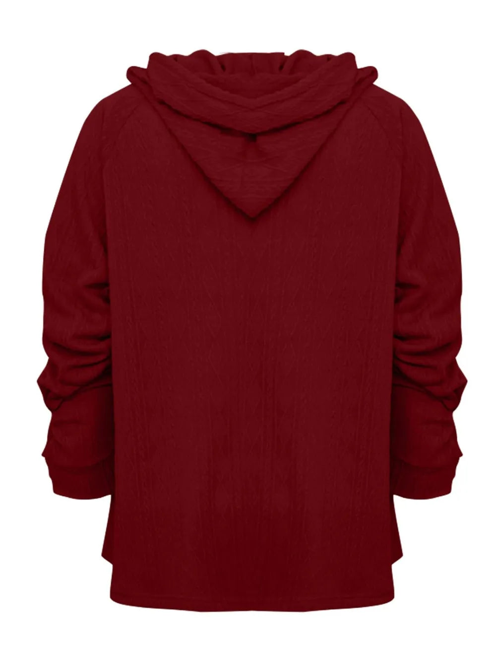 Full Size Drawstring Long Sleeve Hoodie - V.I.P Digital Presence