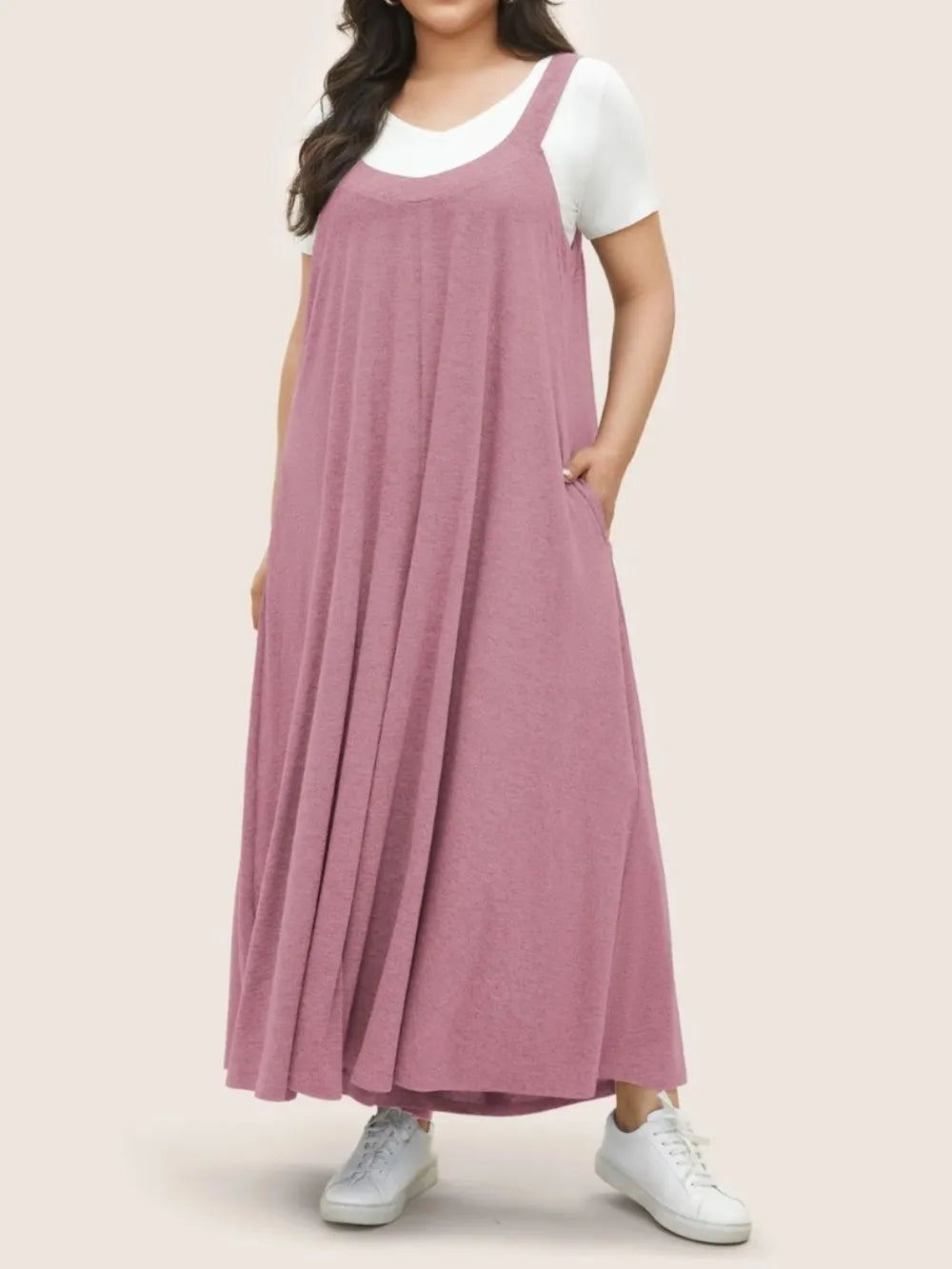Full Size Pocketed Wide Leg Overalls - V.I.P Digital Presence
