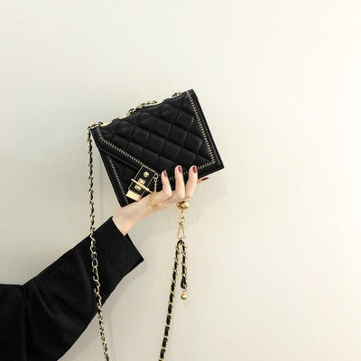 High-end mini bag women's fashion niche ins rhombus chain crossbody bag - V.I.P Digital Presence