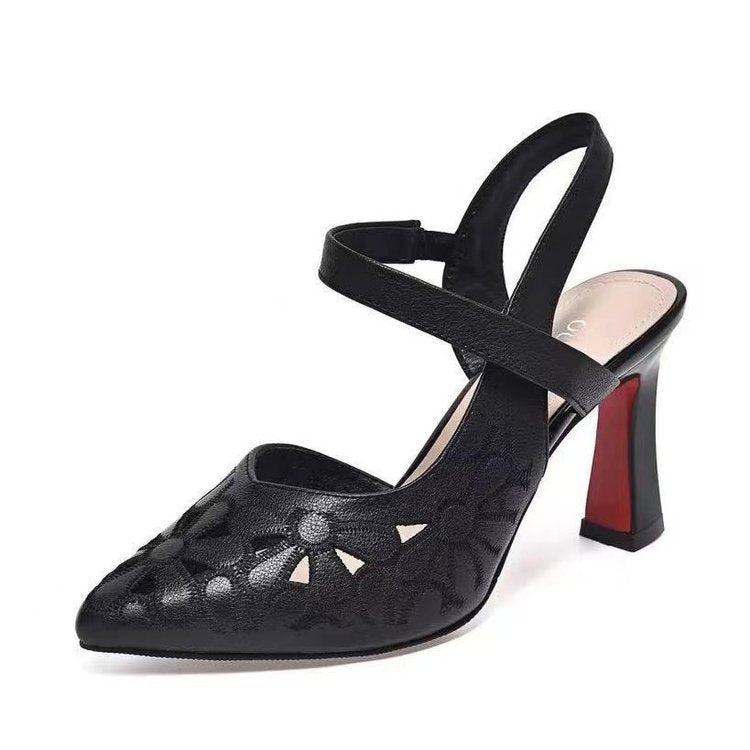 High heeled sandals with pointed hollow high heels for women - V.I.P Digital Presence