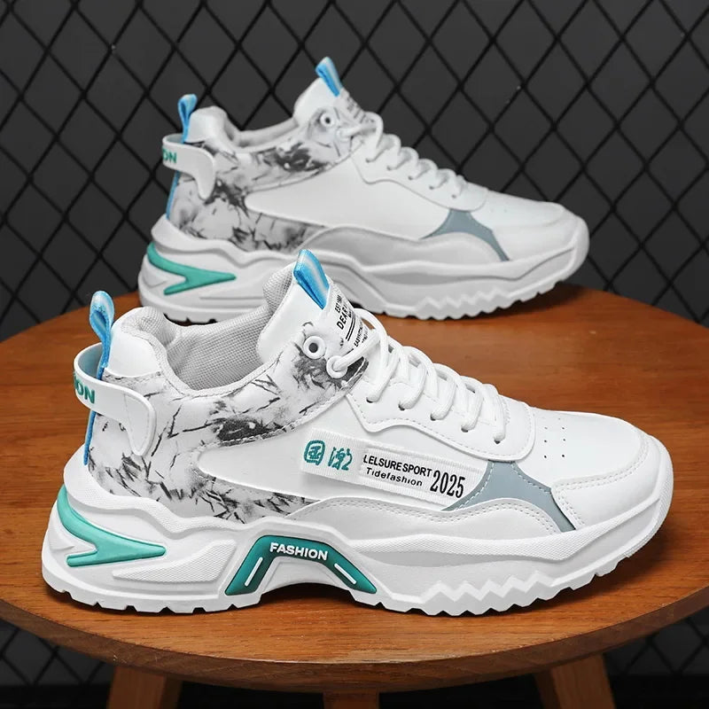 High top sports shoes for men height increasing casual running - V.I.P Digital Presence