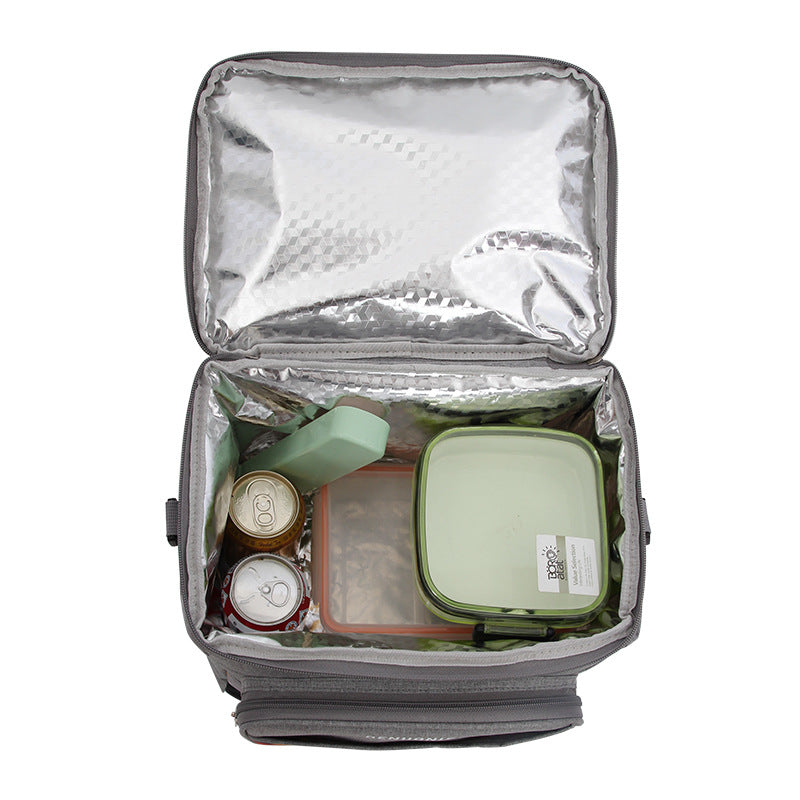 Innovative waterproof aluminum foil insulation bag refrigerated leak-proof ice pack multi-functional lunch box bag large capacity meal bag - V.I.P Digital Presence