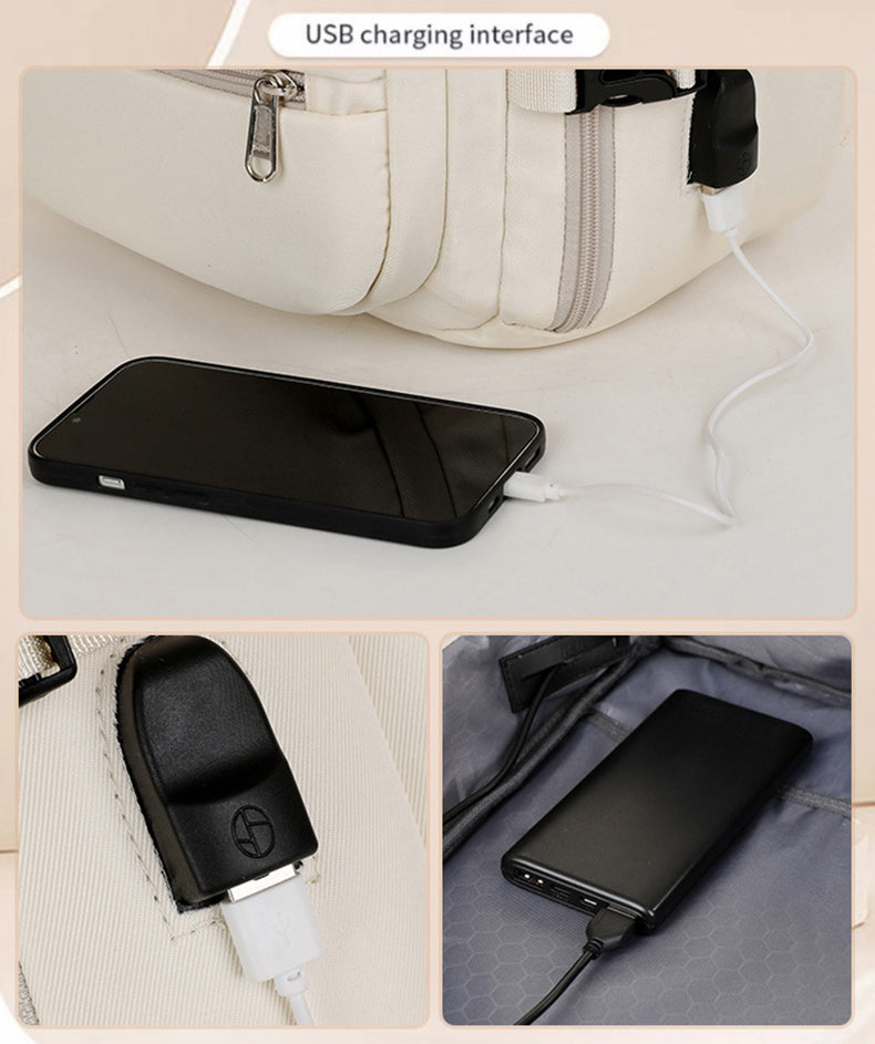 Large Capacity Backpack For Women Men Multiple Pockets And Zippers Versatile Computer Bags Business Travel Backpack - V.I.P Digital Presence