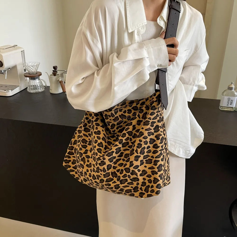 Leopard Adjustable Strap Tote Bag - V.I.P Digital Presence