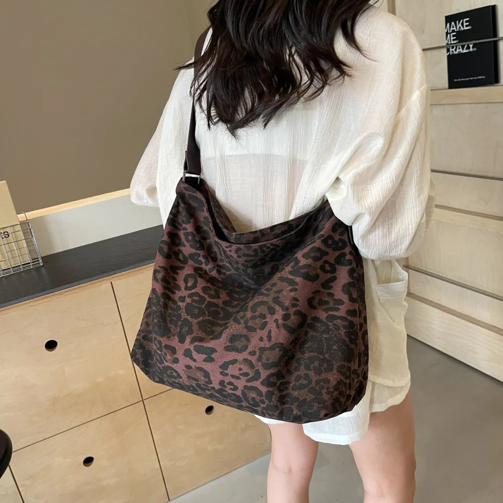 Leopard Adjustable Strap Tote Bag - V.I.P Digital Presence