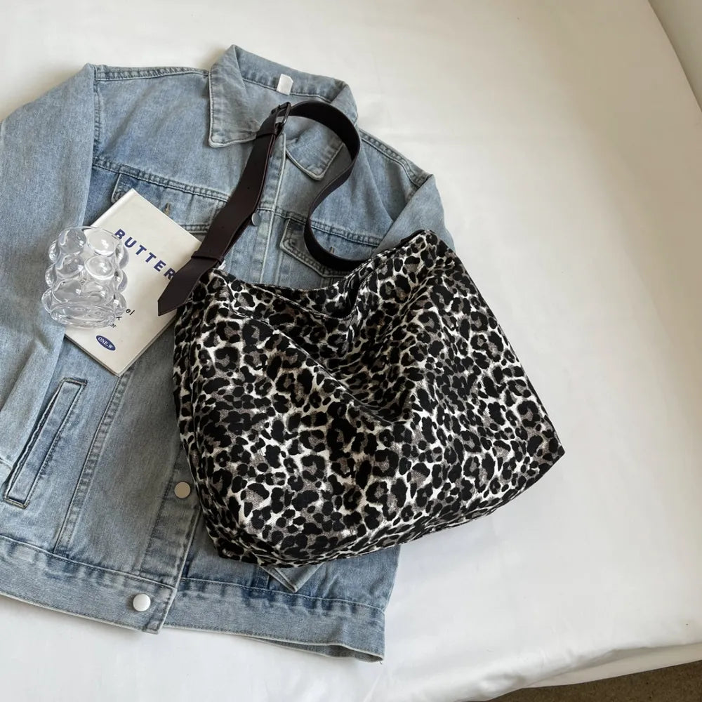 Leopard Adjustable Strap Tote Bag - V.I.P Digital Presence