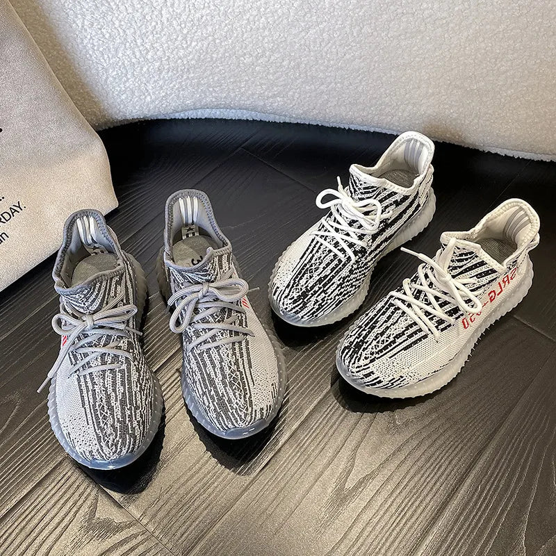 Letter Lace-Up Platform Athletic Shoes - V.I.P Digital Presence