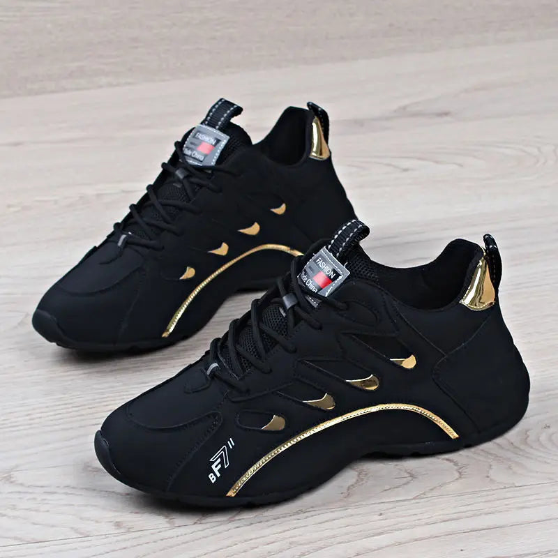 Luxury Men's Sneakers High Quality Leather Casual Shoes for Men Fashion All-match Sport Shoes Platform Comfor Men Running Shoes - V.I.P Digital Presence