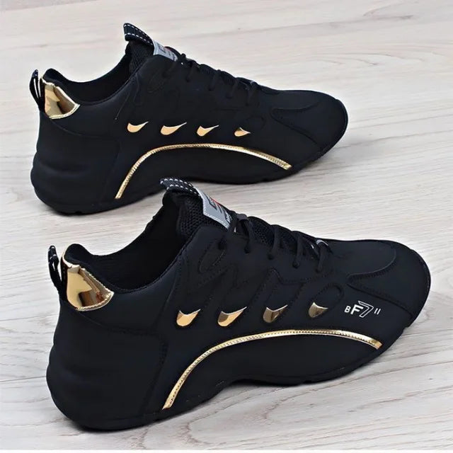 Luxury Men's Sneakers High Quality Leather Casual Shoes for Men Fashion All-match Sport Shoes Platform Comfor Men Running Shoes - V.I.P Digital Presence