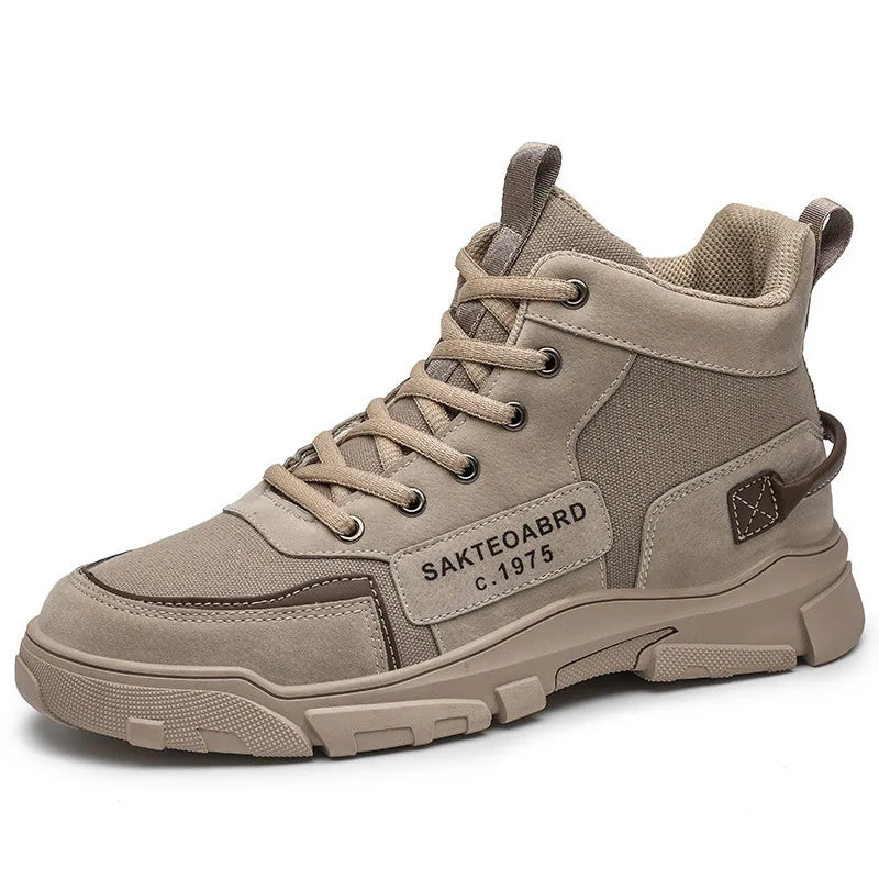 Martin boots men's autumn new style British style workwear boots fashionable men's casual mid top boots - V.I.P Digital Presence