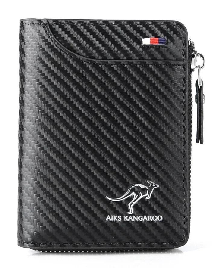 Men's Protected PU Leather Wallet Vintage Short Purse - V.I.P Digital Presence