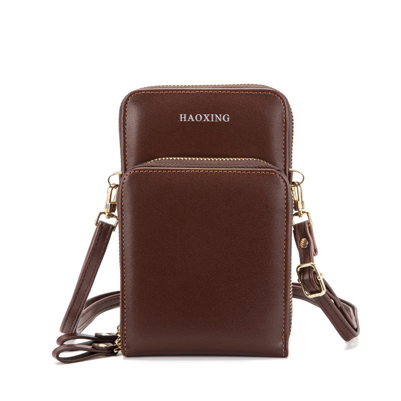 Men's Shoulder Bag Multifunctional Outdoor Sports Satchel Trend Brand Fashion Vertical Mobile Phone Bag - V.I.P Digital Presence