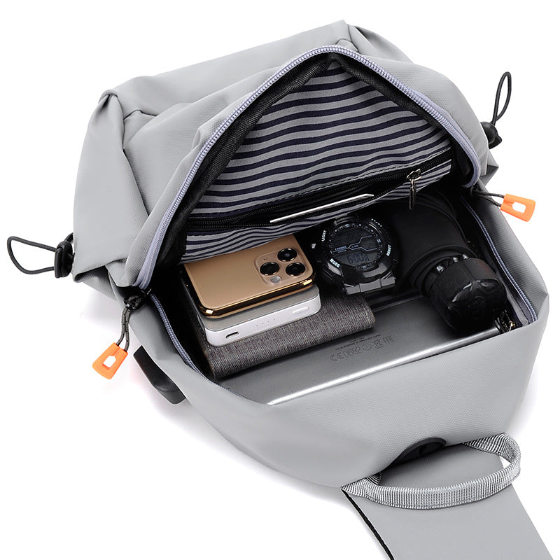 Men's sports chest bag shoulder bag simple men's crossbody bag fashionable small shoulder bag - V.I.P Digital Presence