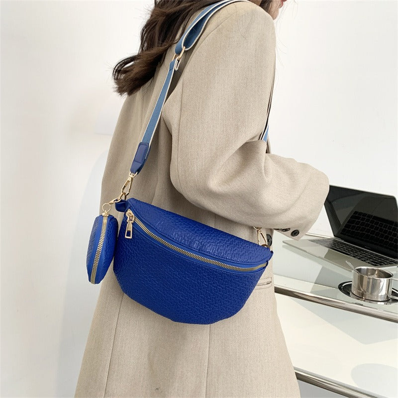 Minimalist chest bag for women's crossbody single shoulder diagonal cross waist bag - V.I.P Digital Presence