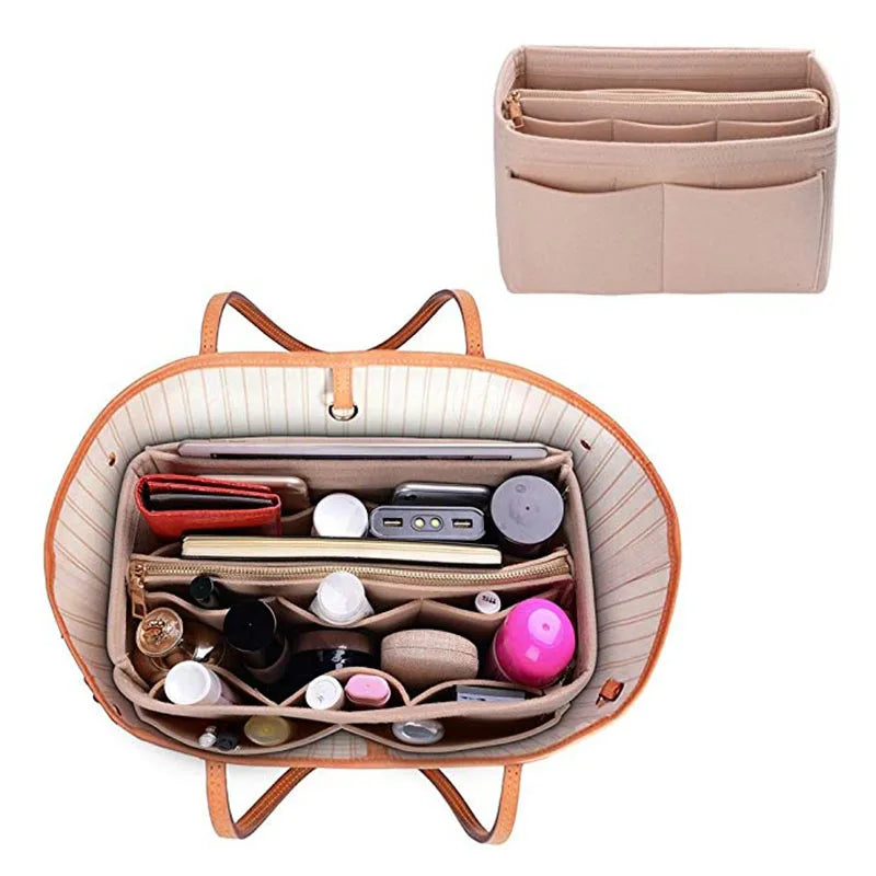 Multi pocket women's makeup bag toiletries makeup storage bag - V.I.P Digital Presence