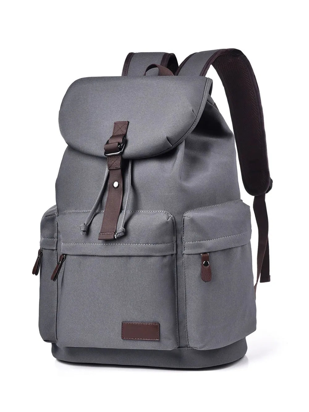 Multi Pockets Adjustable Strap Canvas Backpack Bag - V.I.P Digital Presence