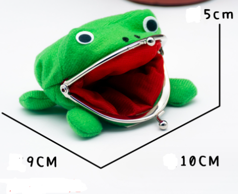 Naruto Frog Wallet Frog Wallet Little Frog Wallet Plush Toy - V.I.P Digital Presence