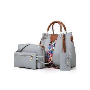 New Fashion Four Piece Set Mother Bag Handheld One Shoulder Crossbody Bag Water Bucket Bag - V.I.P Digital Presence