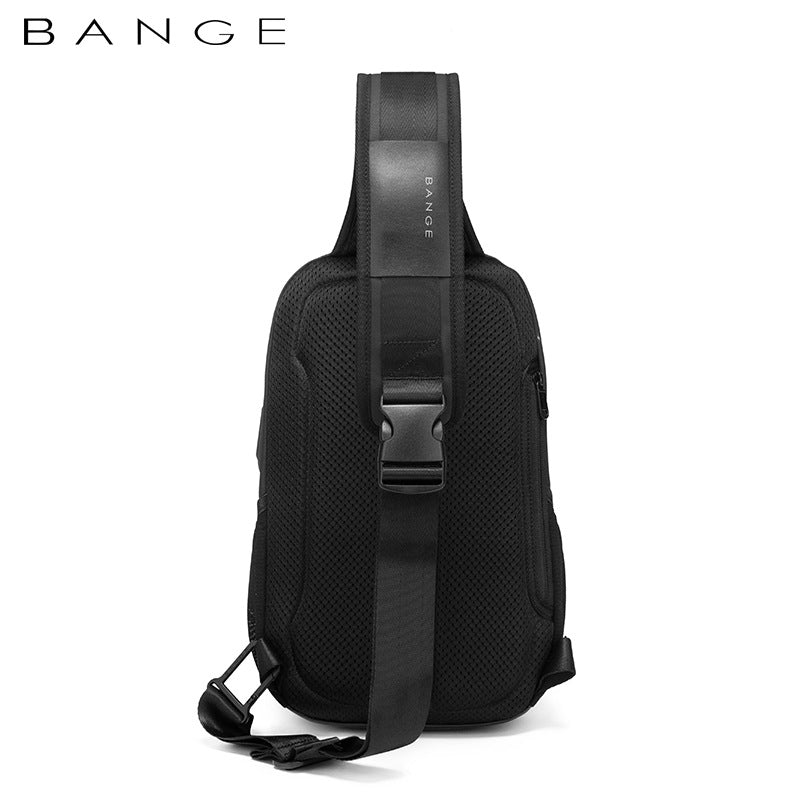New Men's Summer Chest Bag Fashion Trend Atmospheric Business Messenger Bag All-Match USB Shoulder Bag - V.I.P Digital Presence