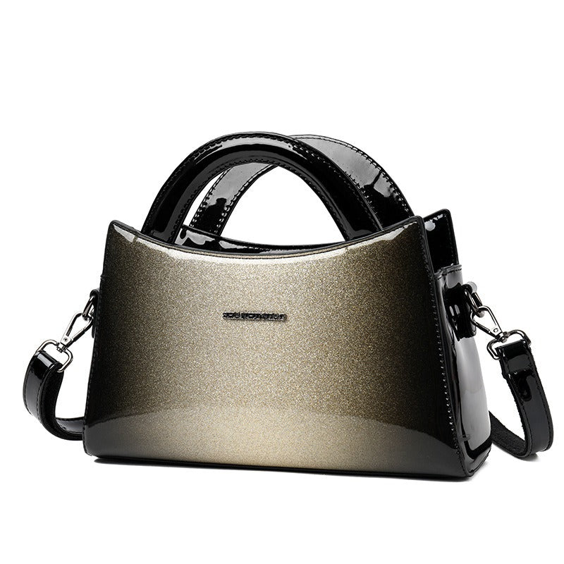 New PU soft leather texture messenger bag fashion simple solid color shoulder bag casual light handbag - V.I.P Digital Presence