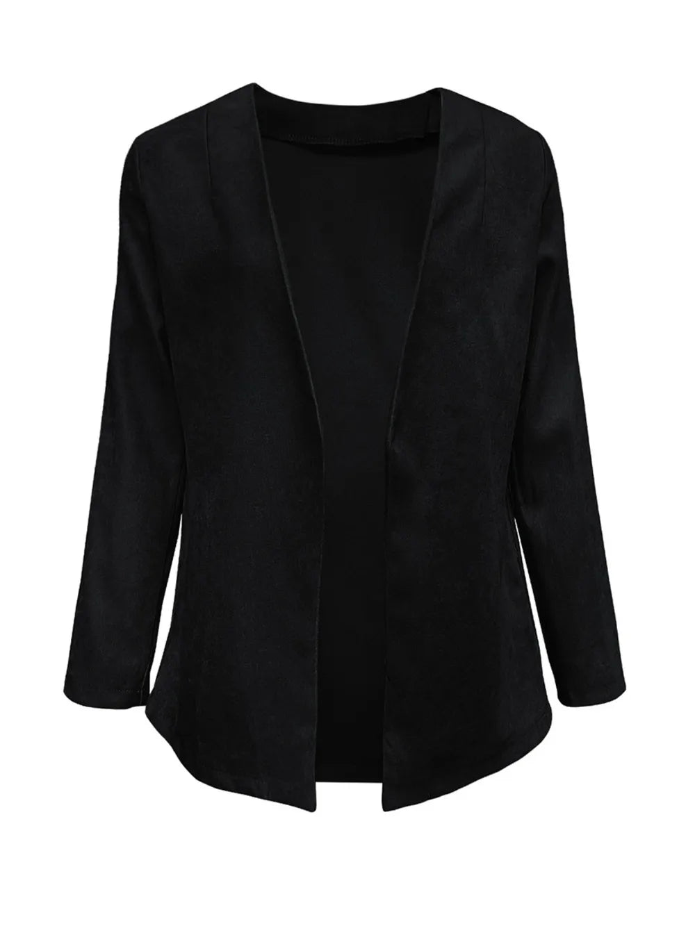 Open Front Long Sleeve Cardigan - V.I.P Digital Presence