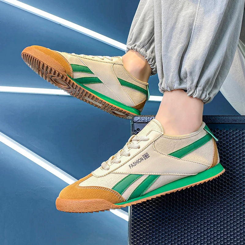 Original Yellow Canvas Shoes For Men Trend ow-cut Breathable Casual Running Sneakers Man Fashion Lightweight Men's Sports Shoes - V.I.P Digital Presence