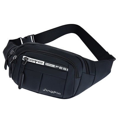 Outdoor Waist Bag Waterproof Waist Bum Bag Running Jogging Belt Pouch Zip Fanny Pack Mobile Phone Bag Oxford Cloth Chest Bag - V.I.P Digital Presence