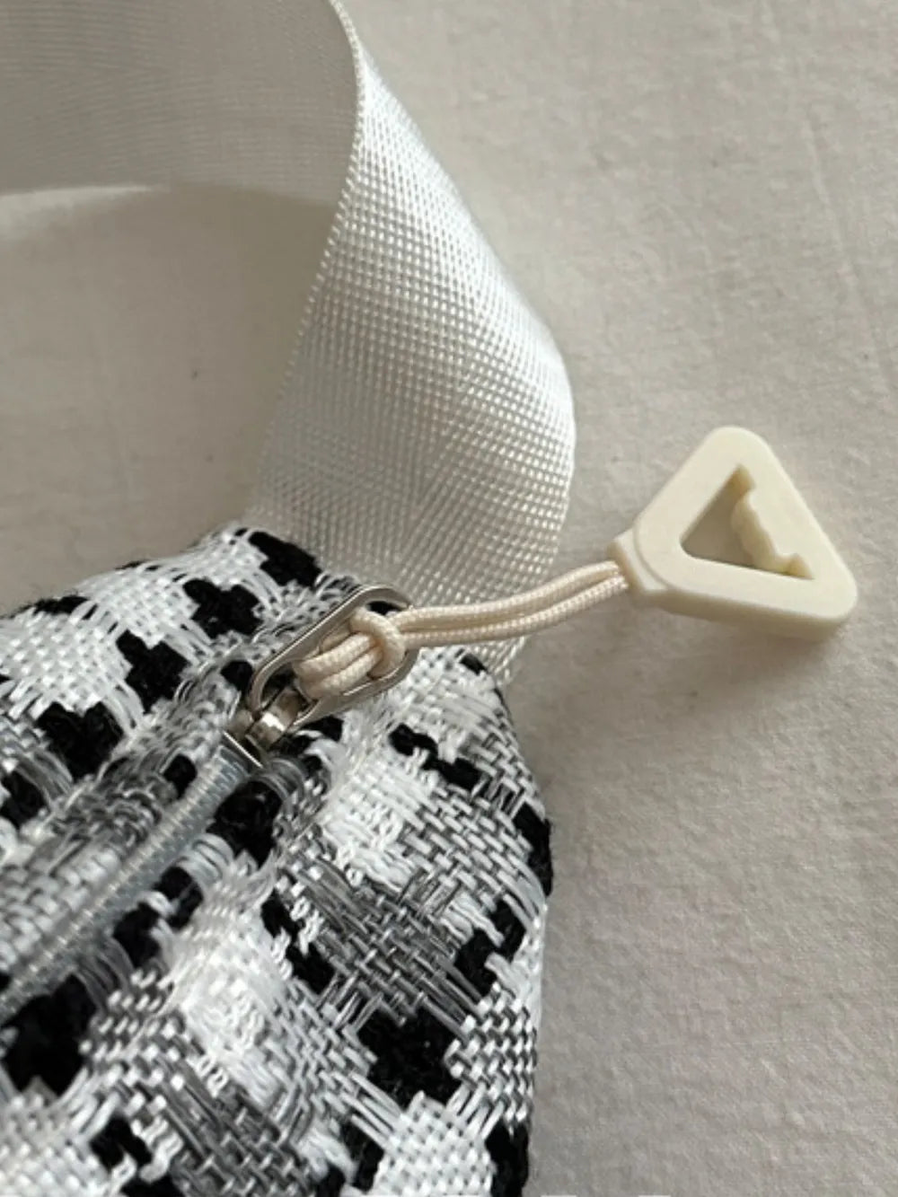 Plaid Wide Strap Crossbody Bag - V.I.P Digital Presence