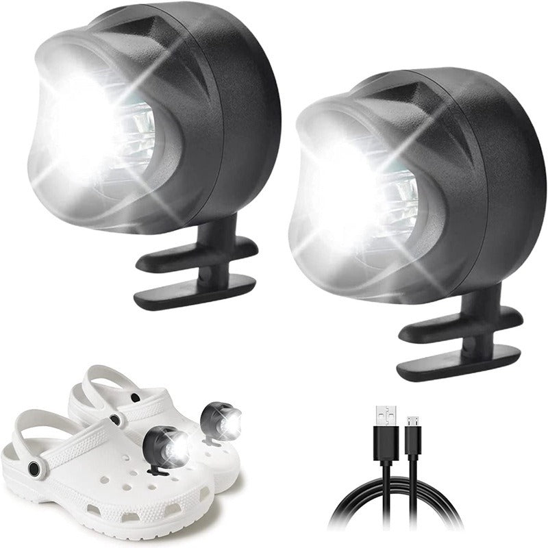 Plastic Rechargeable Headlights for Croc Hole Shoe Light Camping Footstep Shoe Light - V.I.P Digital Presence
