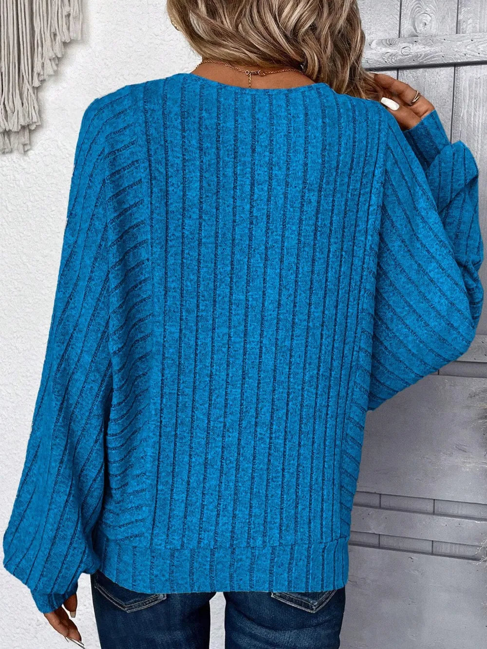 Plus Size Round Neck Batwing Sleeve T-Shirt - V.I.P Digital Presence
