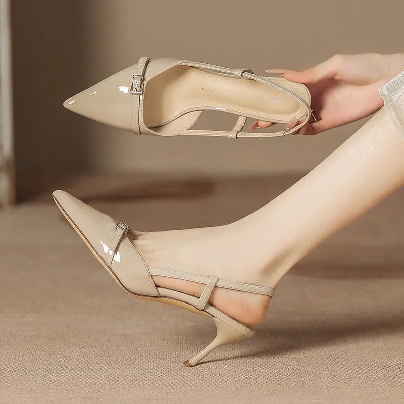 Point Toe Slingback Pumps - V.I.P Digital Presence