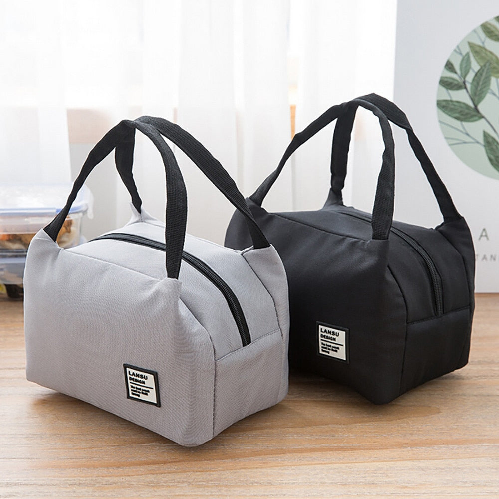 Portable Lunch Bag Thermal Insulated Lunch Box Tote Cooler Bag Bento Pouch Lunch Container School Food Storage Bags - V.I.P Digital Presence
