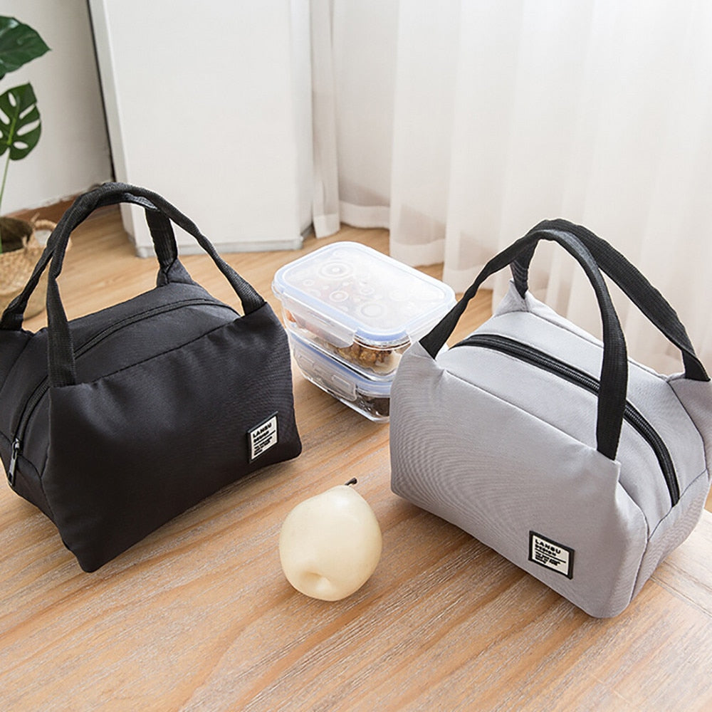 Portable Lunch Bag Thermal Insulated Lunch Box Tote Cooler Bag Bento Pouch Lunch Container School Food Storage Bags - V.I.P Digital Presence