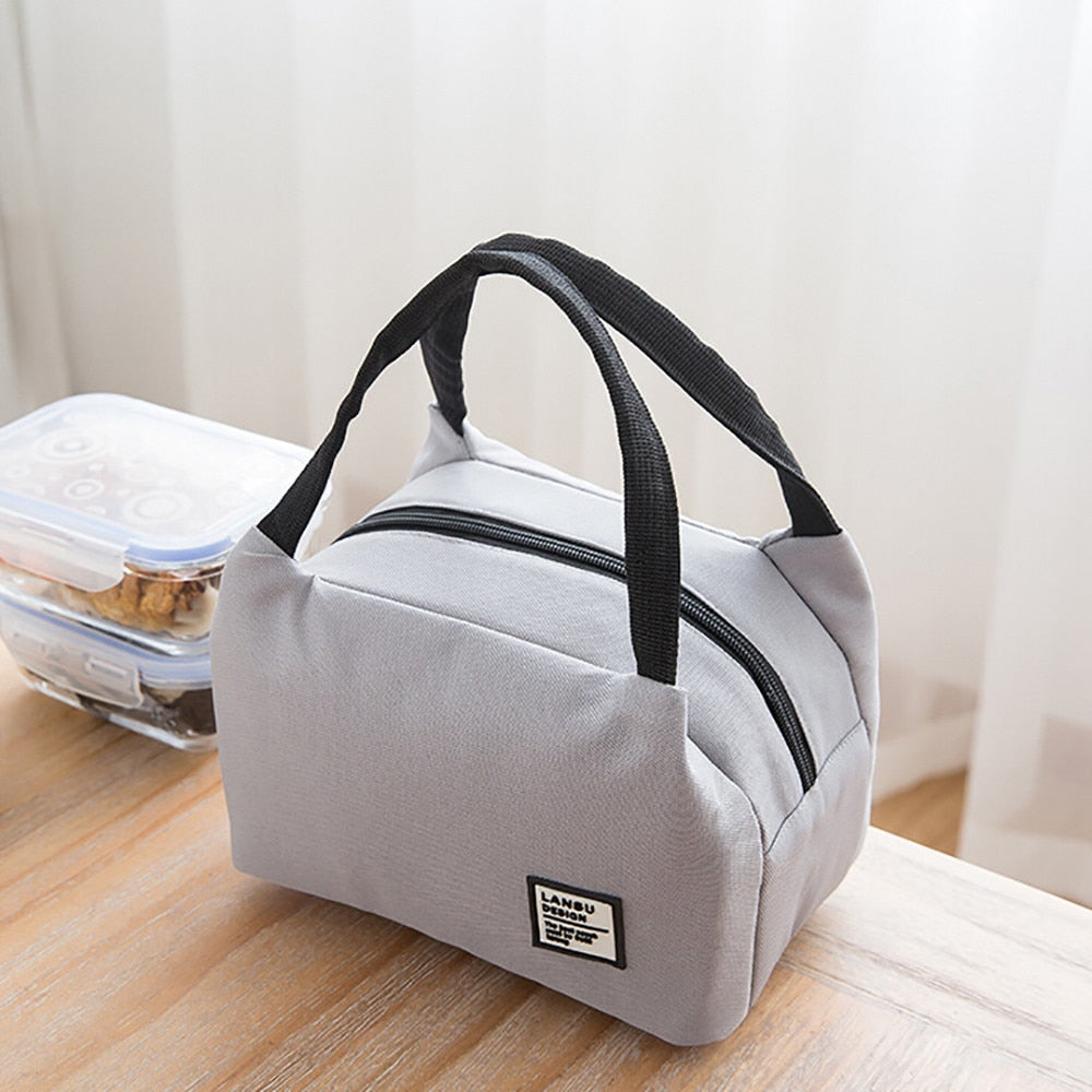 Portable Lunch Bag Thermal Insulated Lunch Box Tote Cooler Bag Bento Pouch Lunch Container School Food Storage Bags - V.I.P Digital Presence